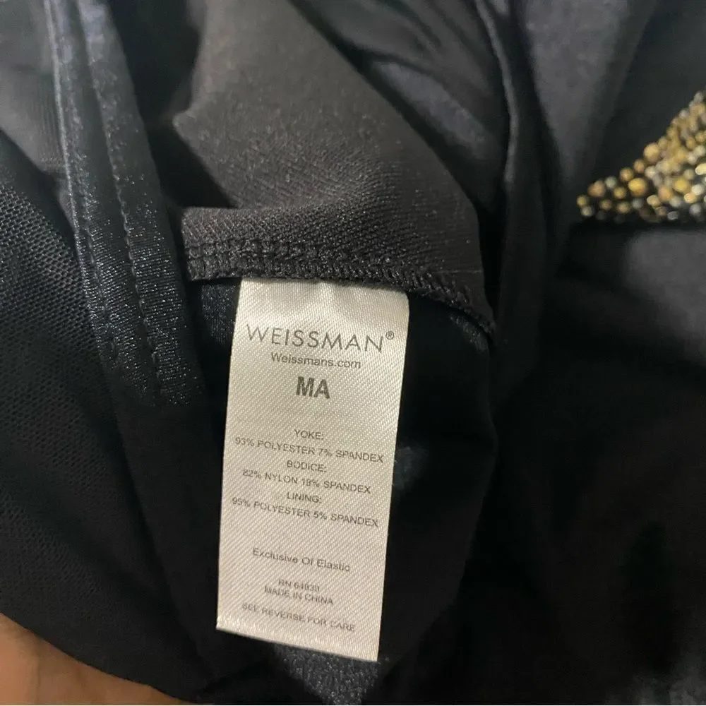 Weissman Elite Get Dat 14732 Adult MA Black Silver Contemporary Jazz Solo Costum
